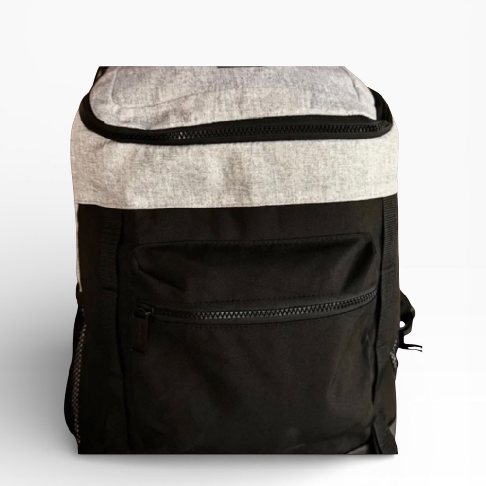 Reebok Bobbie Top Loader Backpack Gray Black Laptop School Travel Bag - Picture 10 of 11